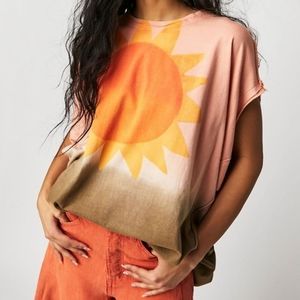 Free People Eclipse of the Heart shirt, so soft and comfy.